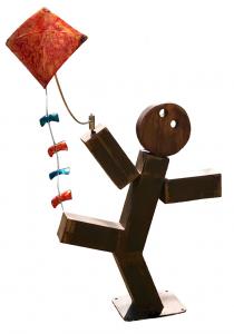 Little Man With Kite